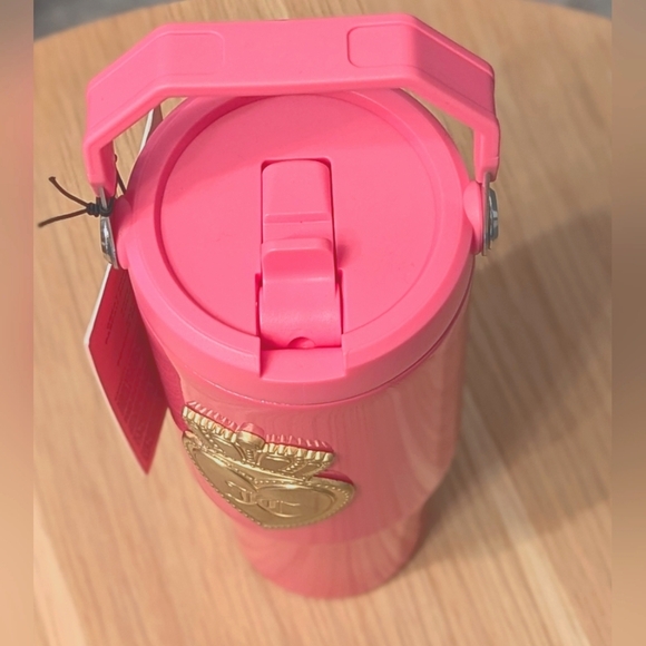 NWT Juicy Couture Insulated Hot/Cold Tumbler w/ Pop-Up Straw & Easy Carry Handle - Picture 5 of 13